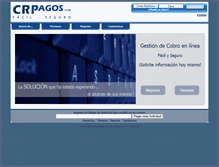 Tablet Screenshot of crpagos.com